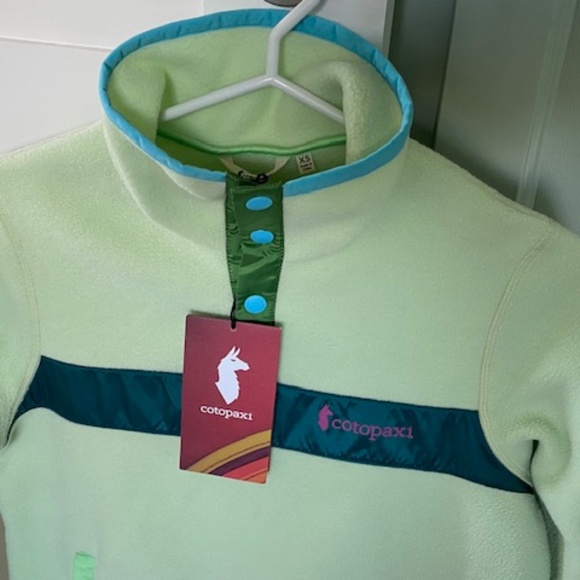 Cotopaxi Teca 1/4 Snap Fleece Pullover sz XS retro colours lightweight - Picture 4 of 16